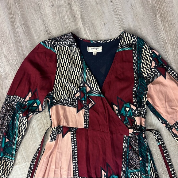 Anthropologie Multicolor Geometric Maxi Dress - Picture 11 of 12